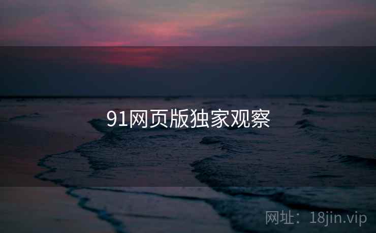 91网页版独家观察
